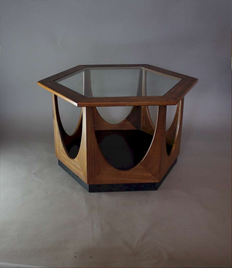 G Plan mid century teak hexagonal coffee table SOLD Art Furniture