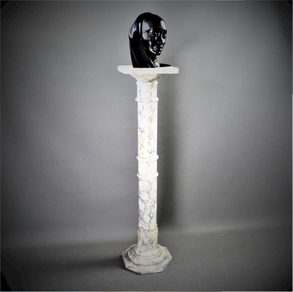 Karl Haganauer African bust figure, patinated bronze ART Art Furniture