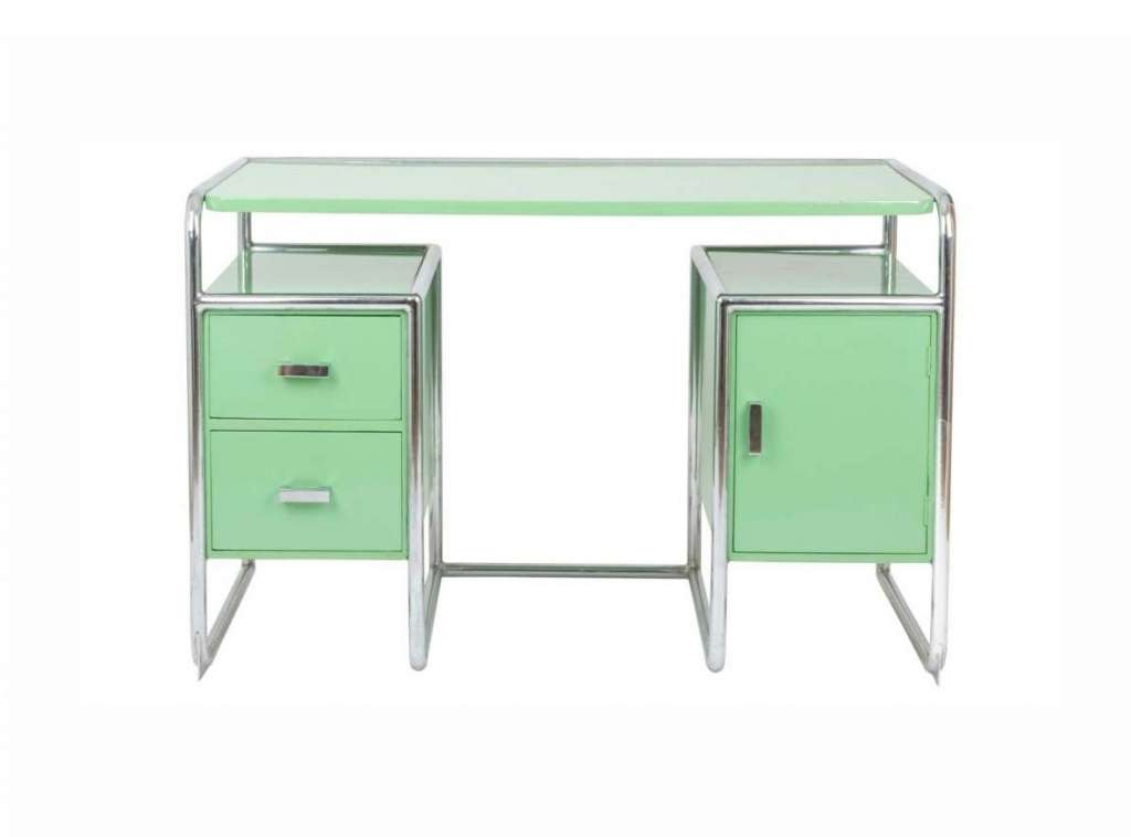 Art Deco Modernist tubular steel Desk by Heal's ART DECO Furniture