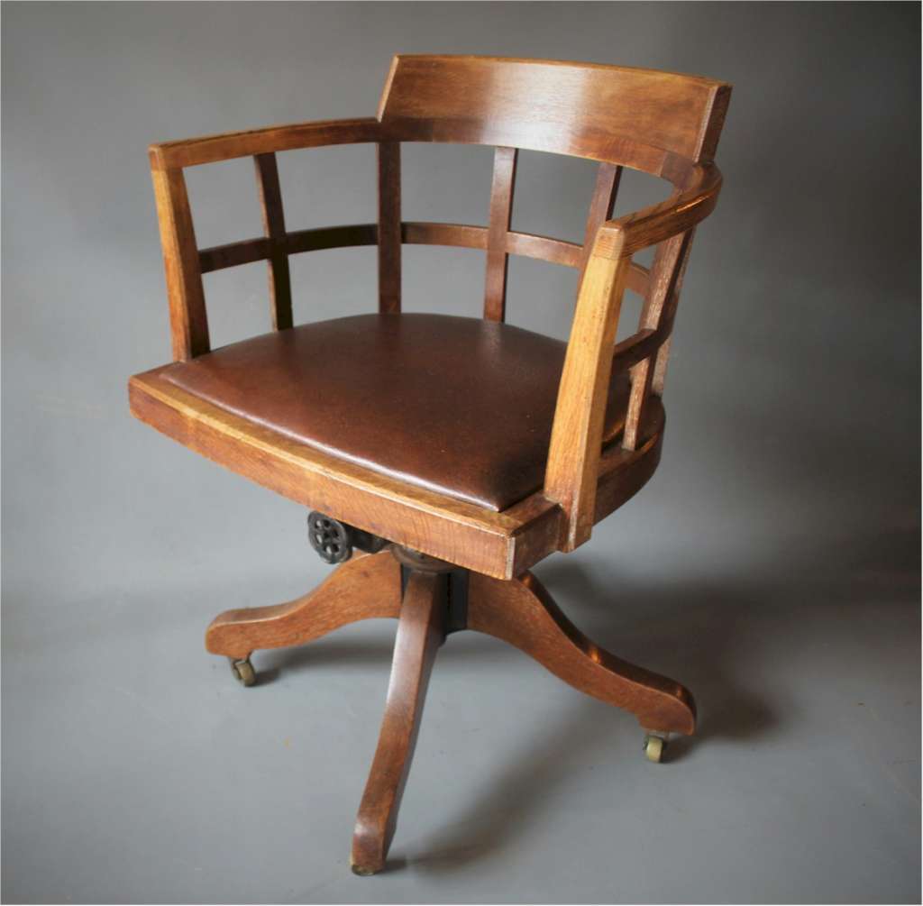 Heal's Limed Oak Desk Chair