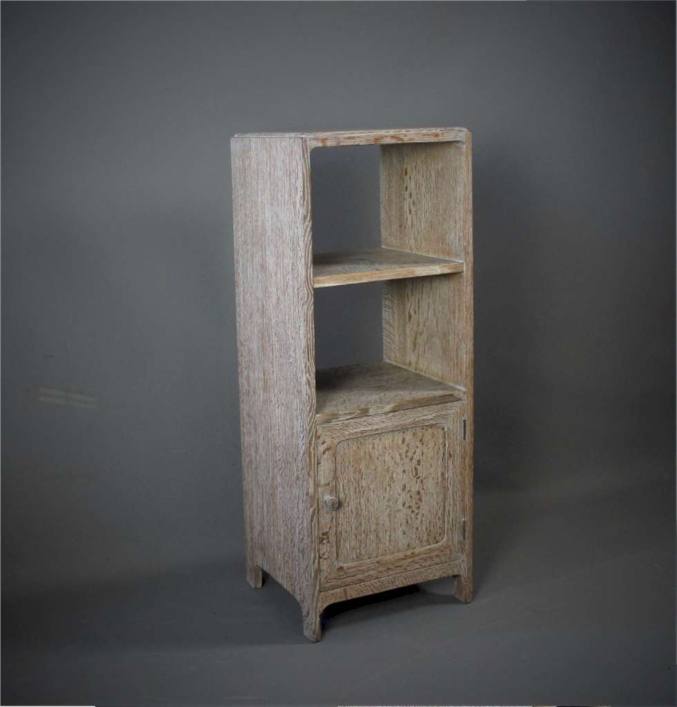 Heals limed oak bedside cabinet.