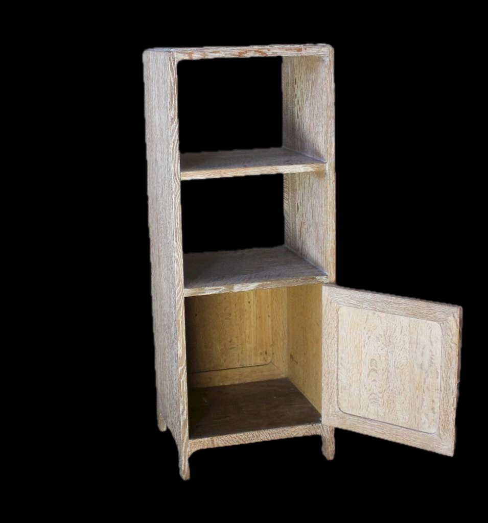 Heals of London limed oak bedside cabinet