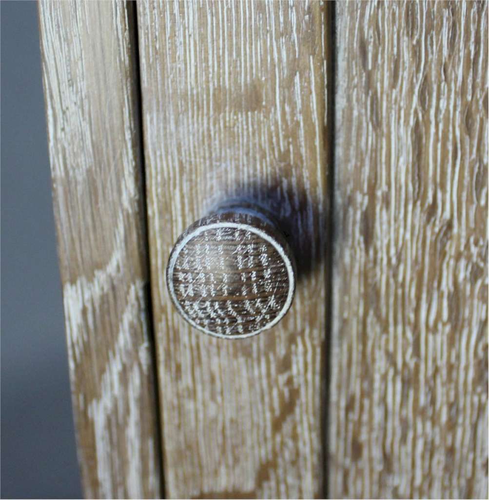 Heals limed oak bedside cabinet.