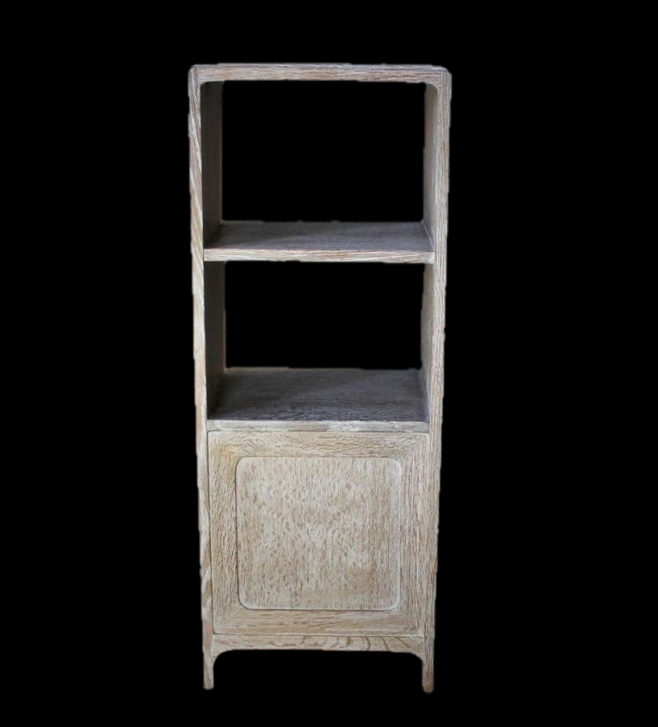 Heals of London limed oak bedside cabinet