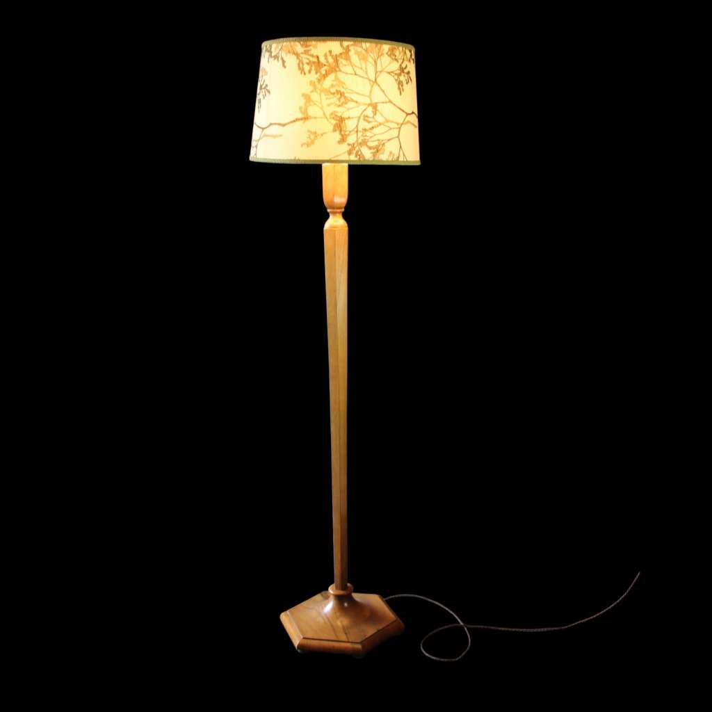 Heals standard Floor lamp in walnut