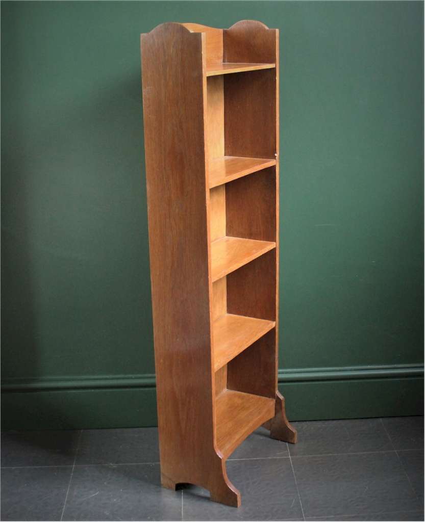 Arts and Crafts open bookcase by Heals