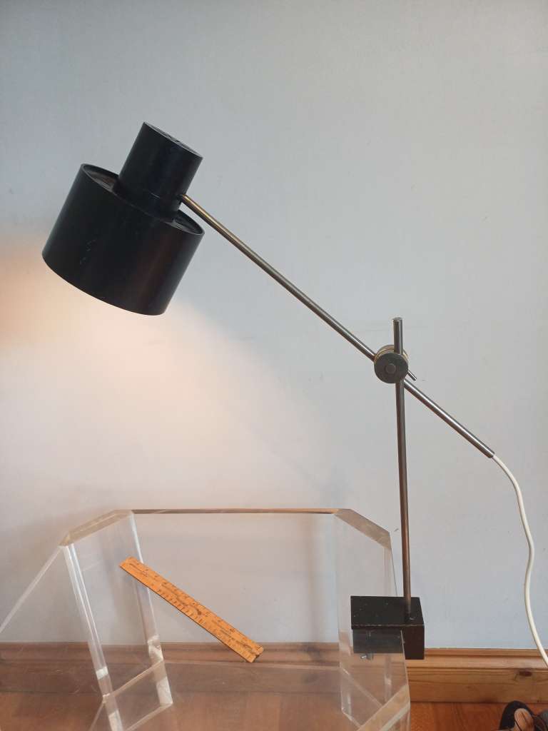 Desk clamp lamp by Jan Suchan circa 1960
