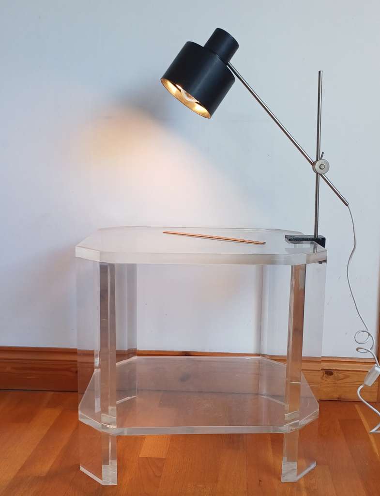 Desk clamp lamp by Jan Suchan circa 1960