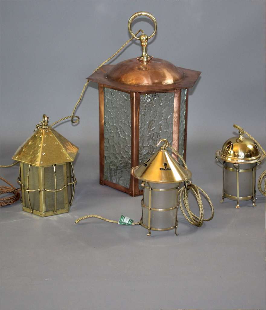 Large copper lantern Art Furniture