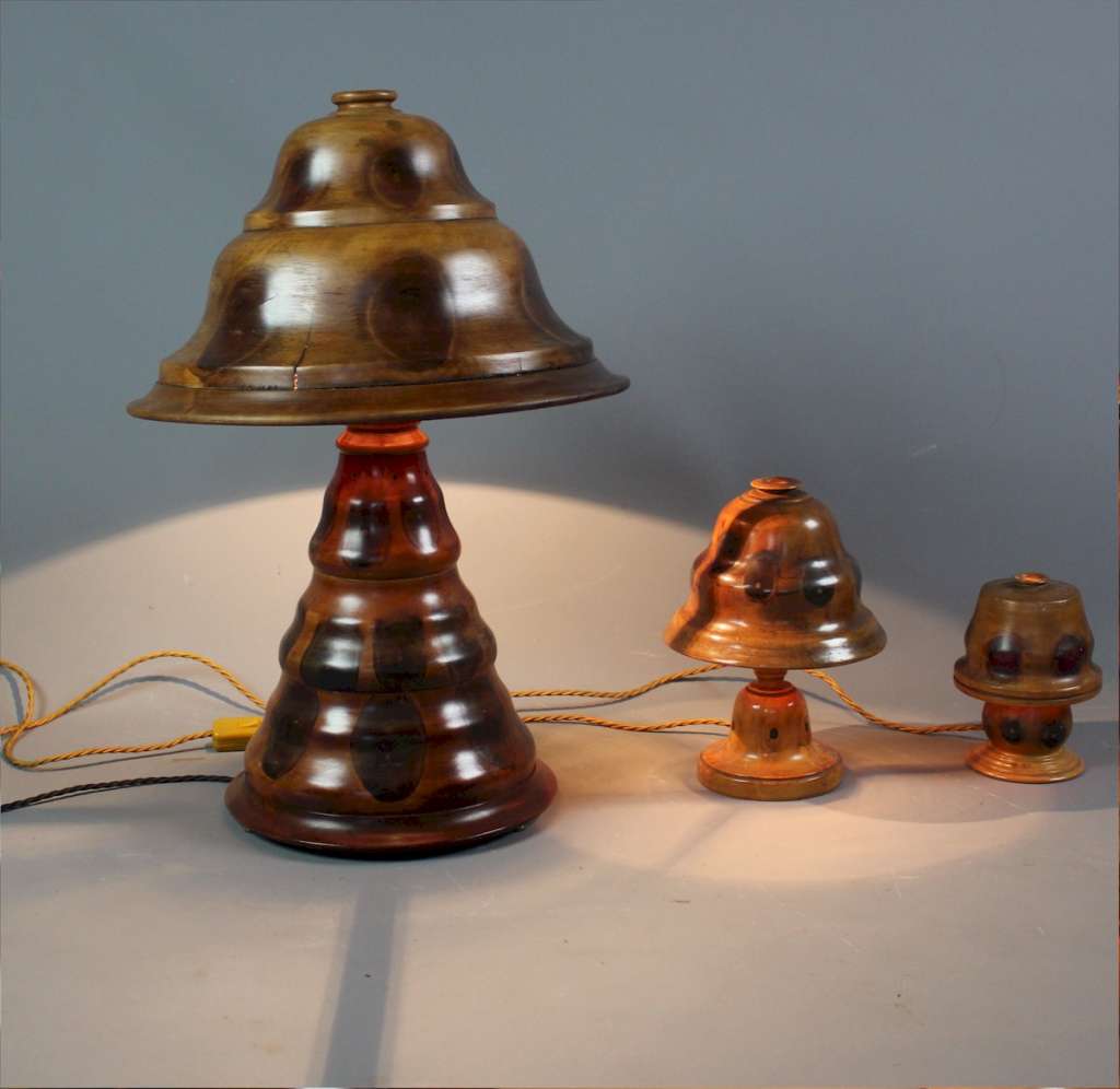 Brazilian mushroom lamp by Carlos Zipperer Sobr c1920's