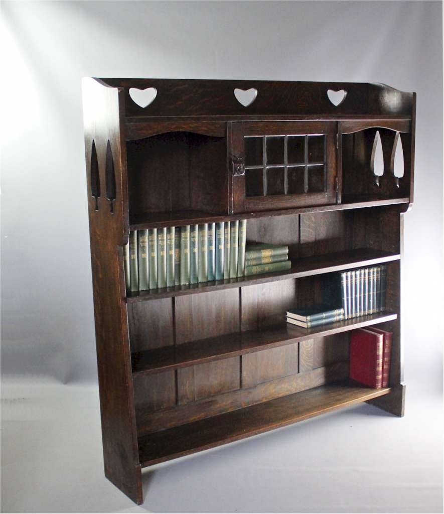 Liberty & Co Bookcase - Pierced Hearts & Trees