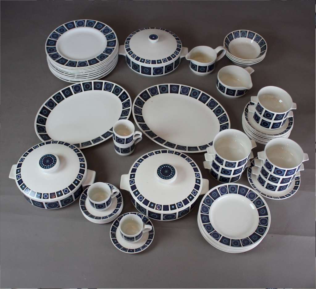 Part dinner set "Madeira" for Midwinter by Nicholas Jenkins. C1970