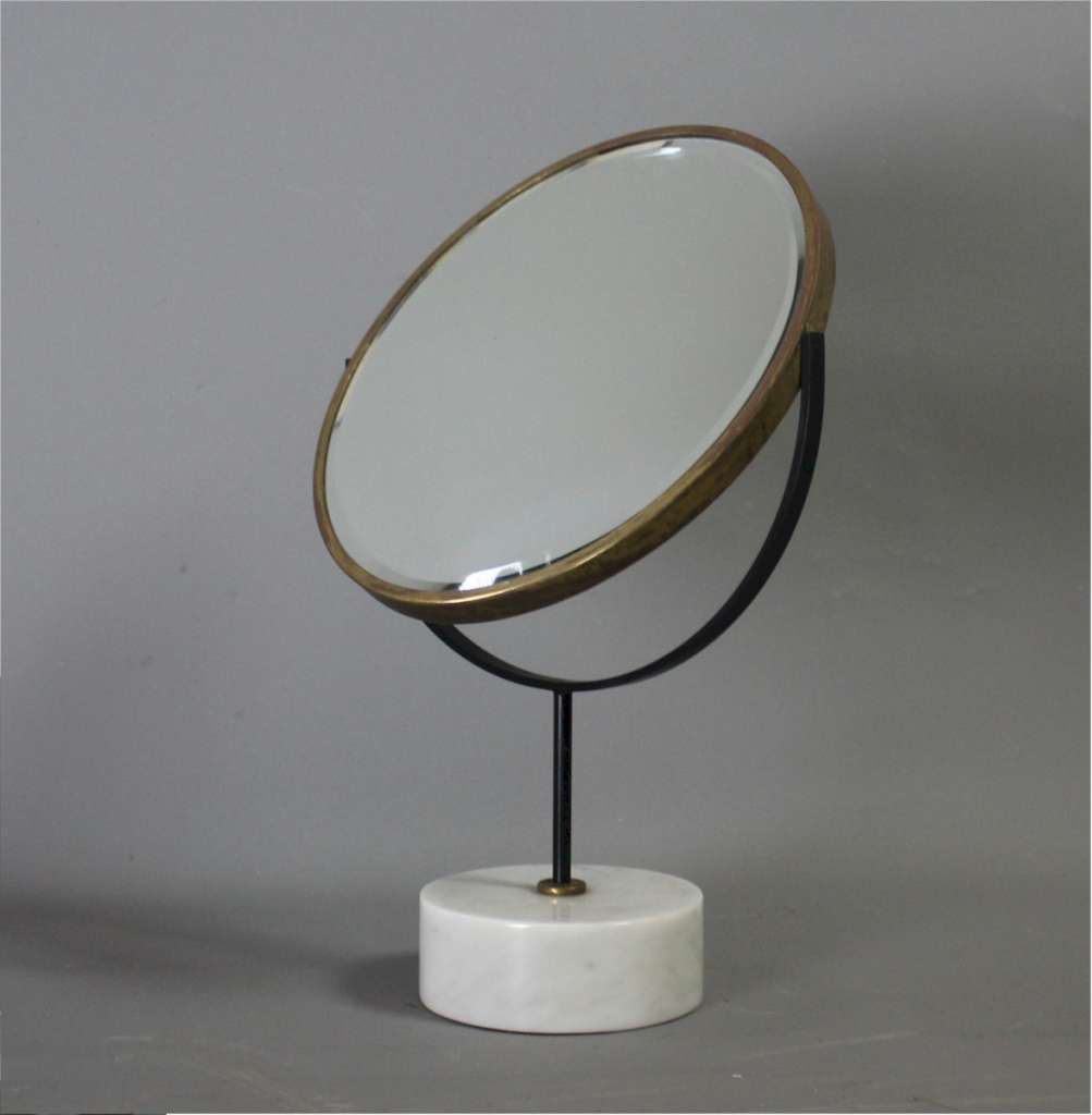 Mid Century brass and marble vanity mirror. LATEST STOCK Art Furniture