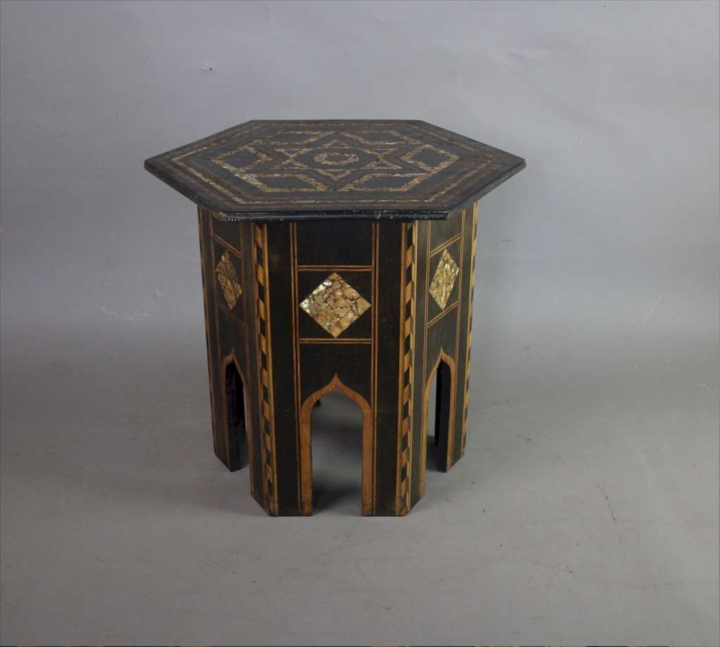 moorish inlaid table