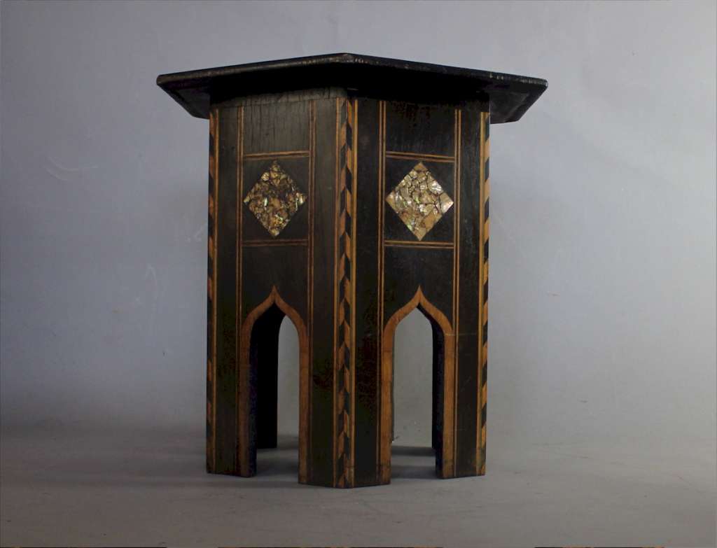 Moorish inlaid table