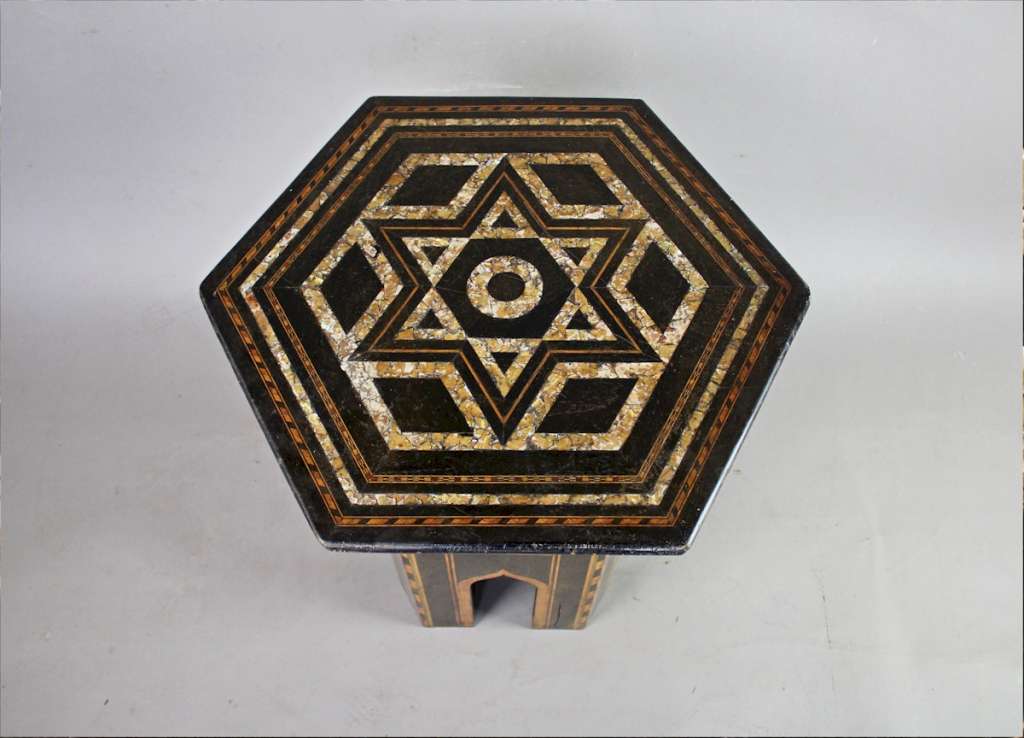Moorish inlaid table