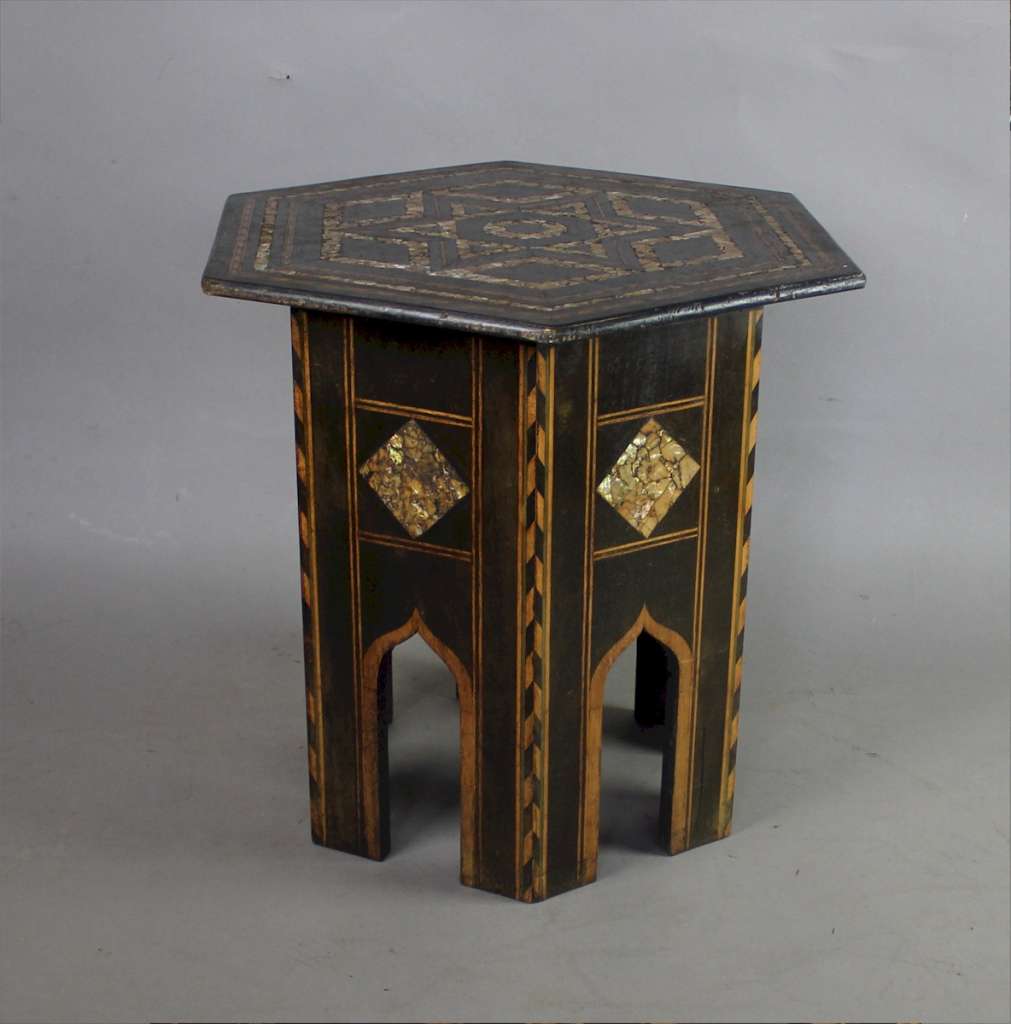 Moorish inlaid table