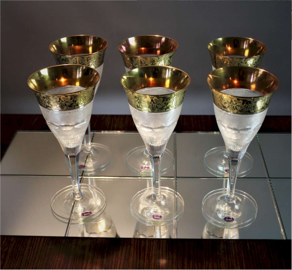 Moser "Splendid" set of drinking glasses MidCentury Objects Art