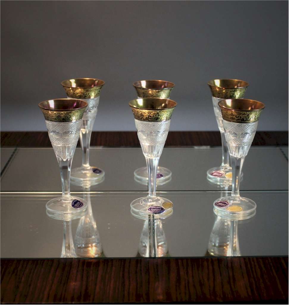 Moser "Splendid" set of drinking glasses MidCentury Objects Art