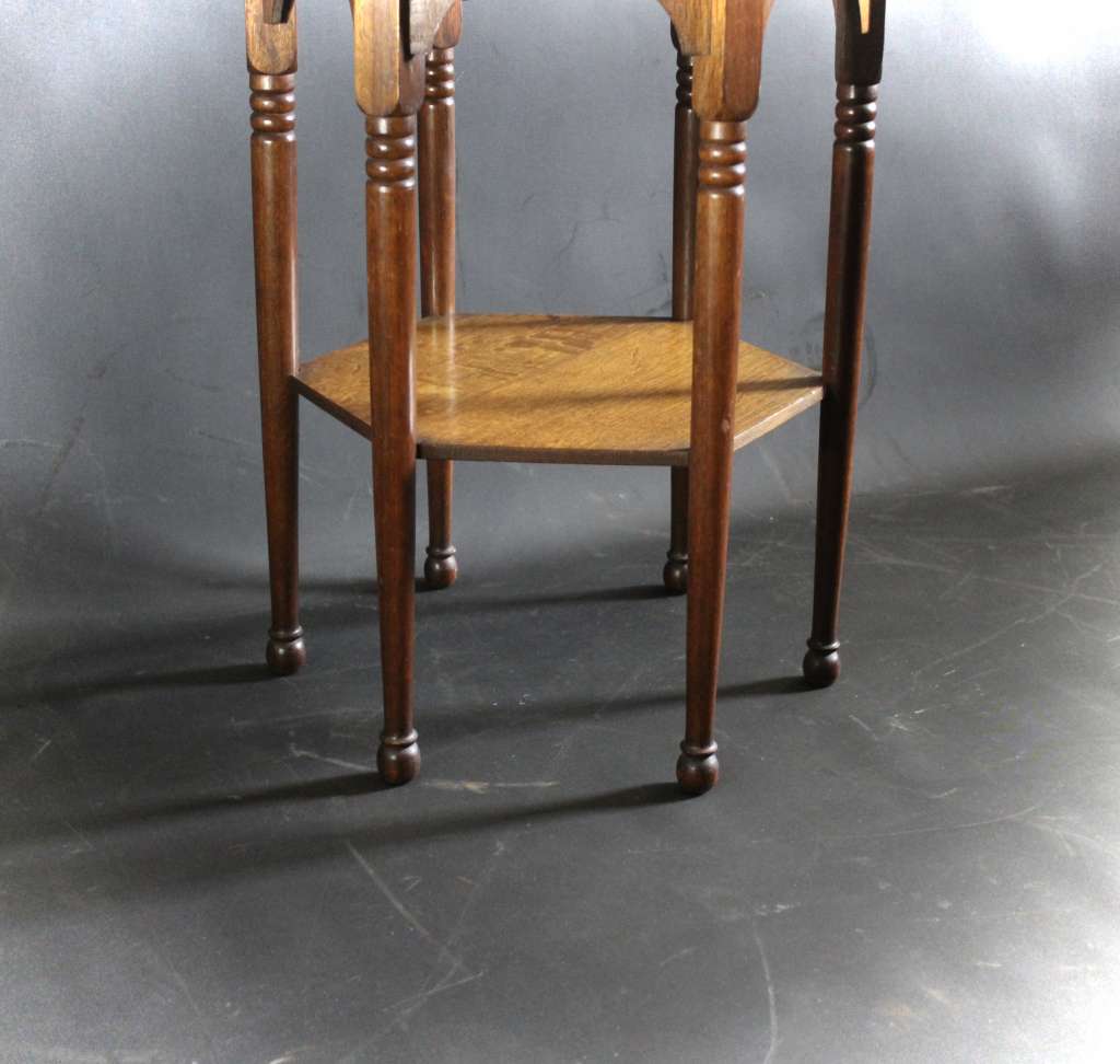 Oak Moorish table by Liberty & Co