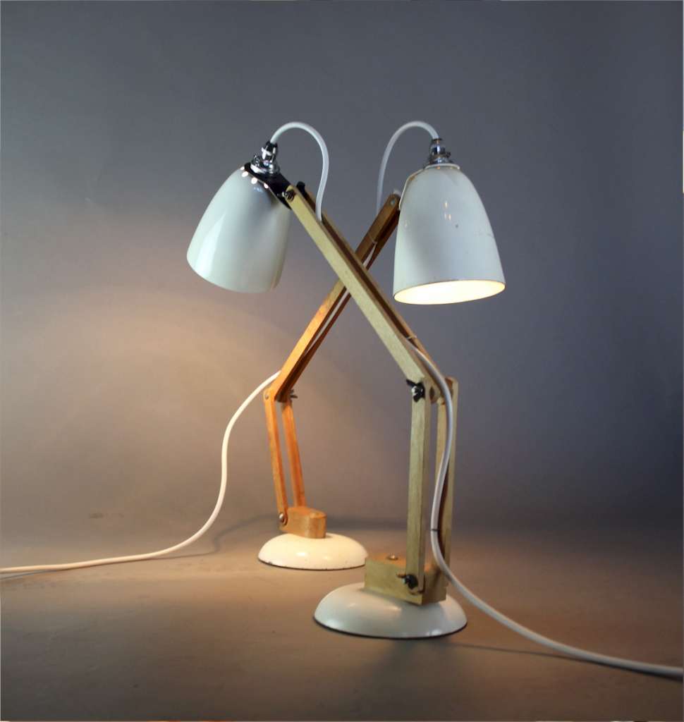 Retro pair of Maclamps by Terence Conran 1970's