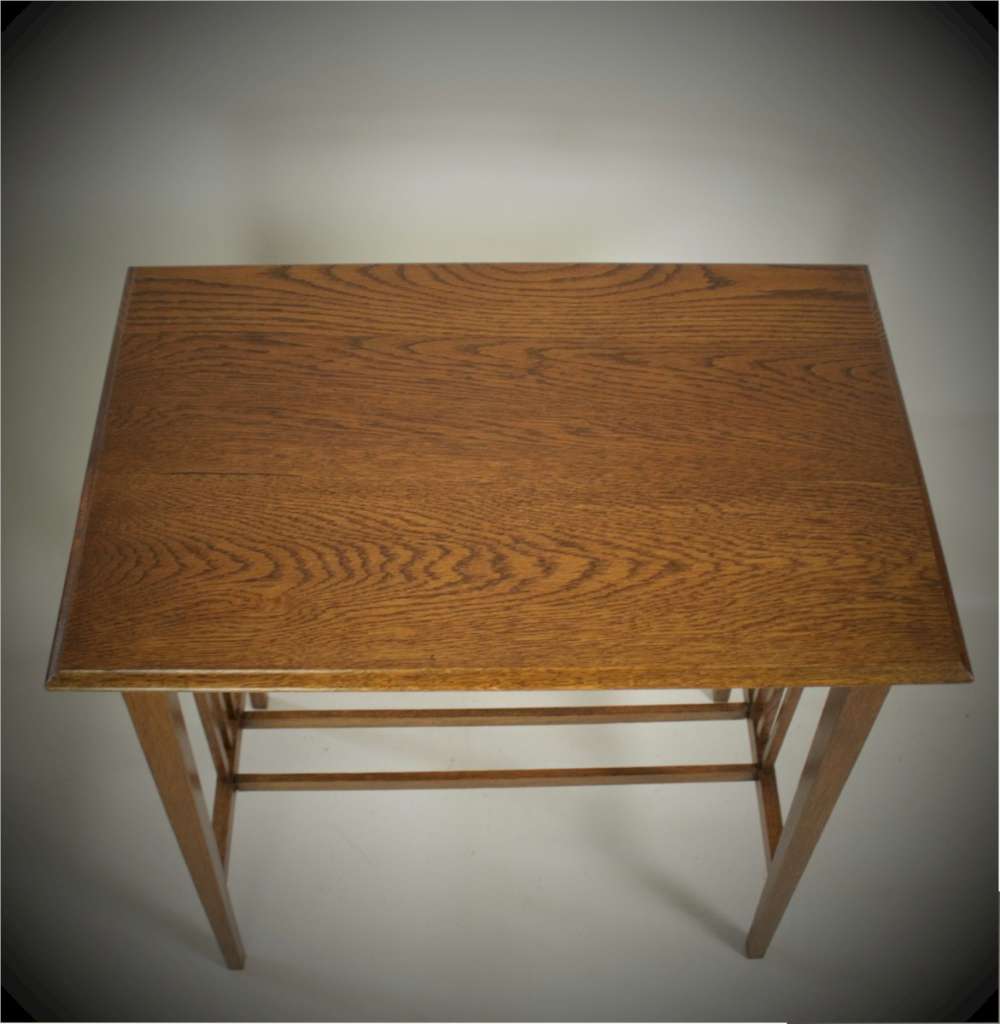 Oak rectangular side table, | LATEST STOCK | Art Furniture
