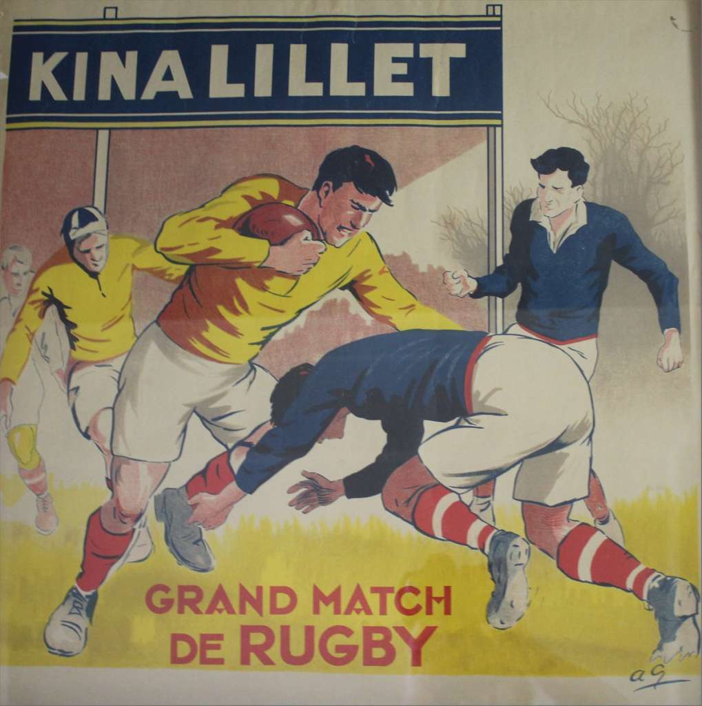 Grand Match De Rugby, poster