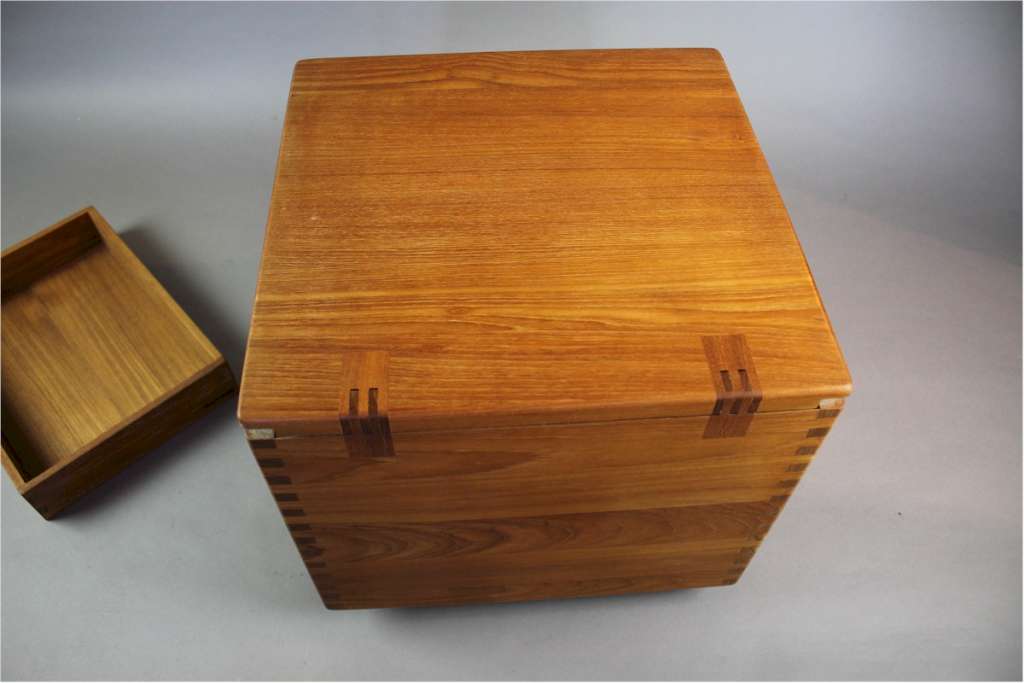 Danish teak mid century storage box by Salin Mobler SOLD Art Furniture