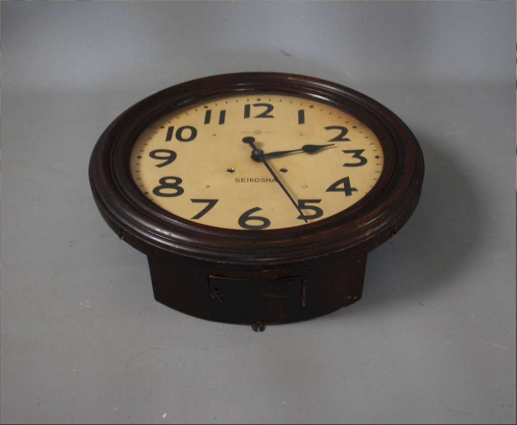 Seikosha Japanese mahogany wall clock Art Furniture