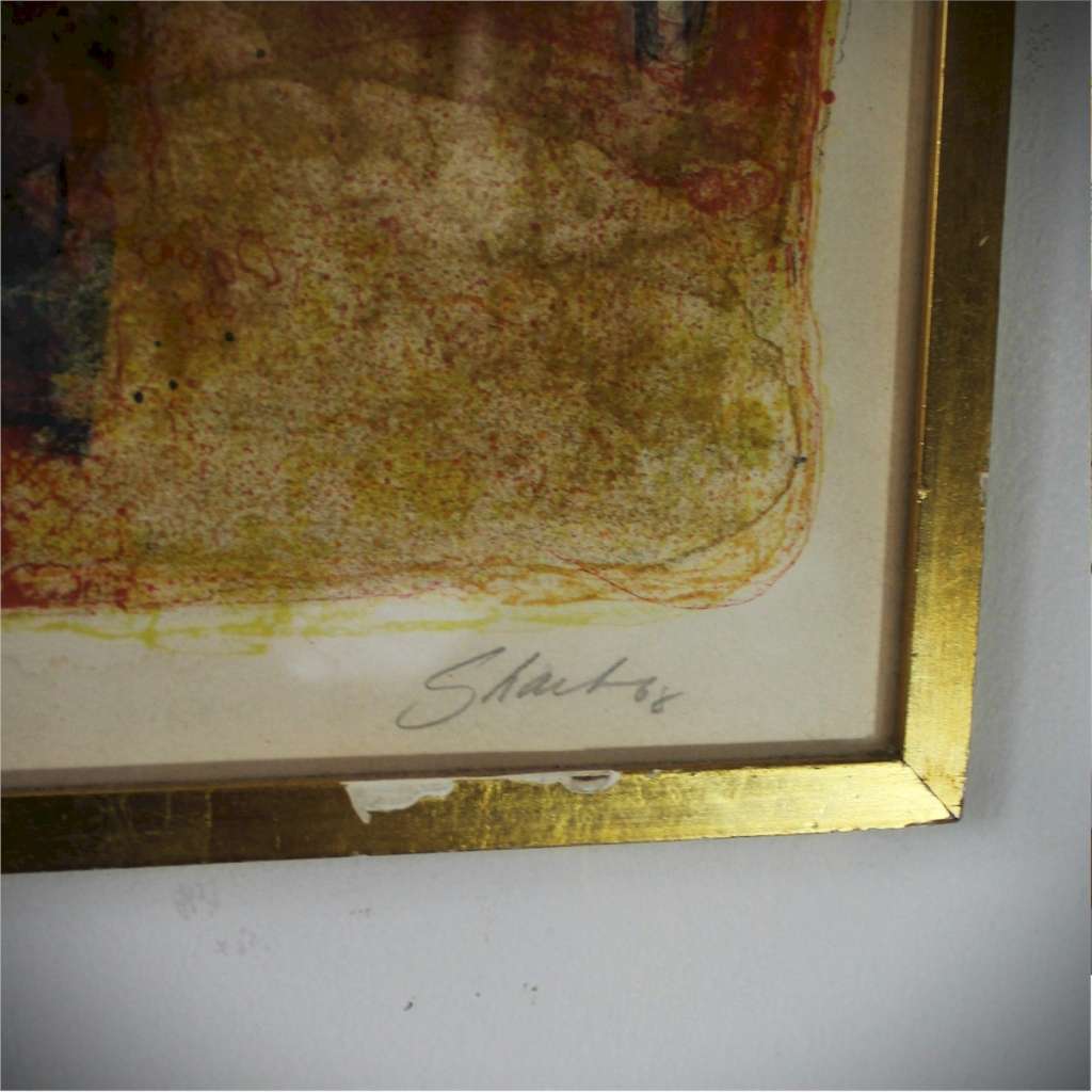 Lithograph signed by Serge Shart