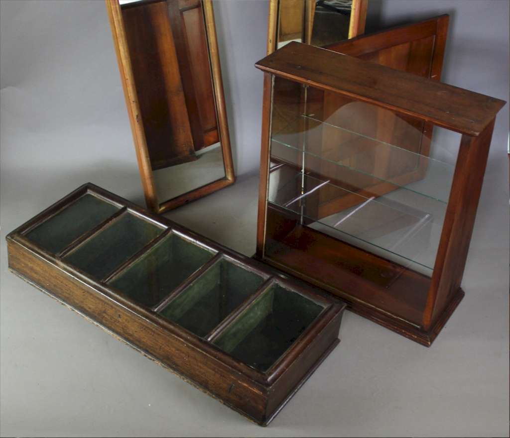 Victorian mahogany counter top display SOLD Art Furniture