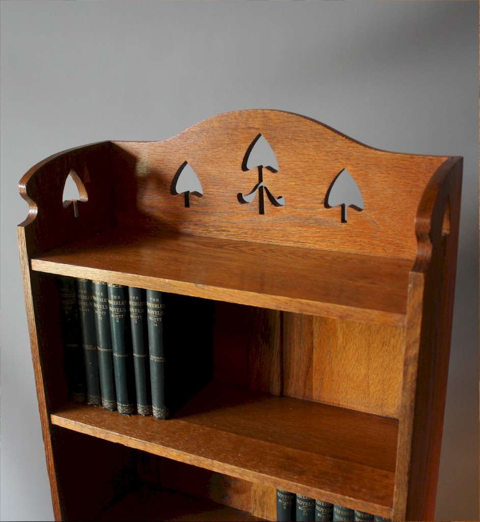 Arts and crafts open bookcase