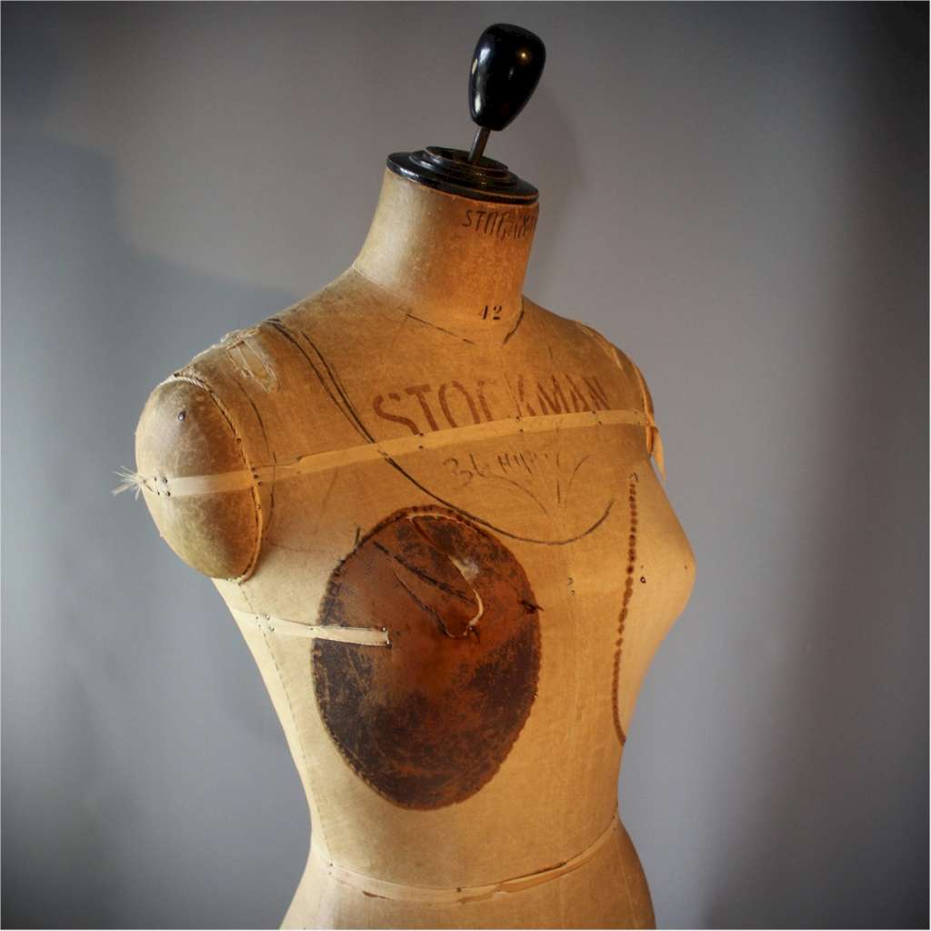 Antique dressmakers mannequin dummy by Stockman