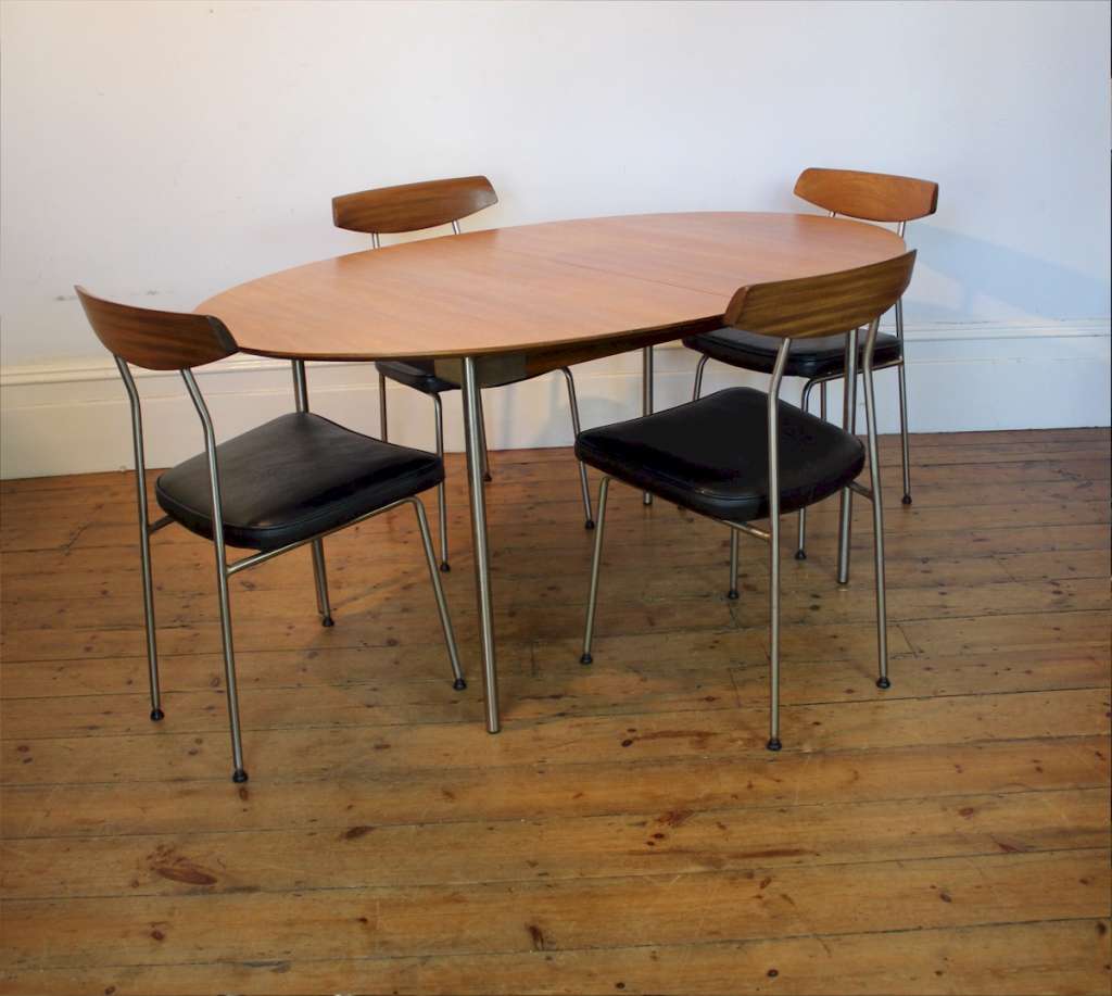 Sylvia Reid dining table and four chairs