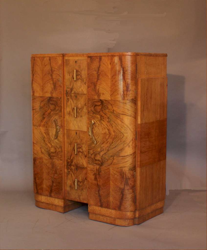 Good quality art deco tallboy c1930's