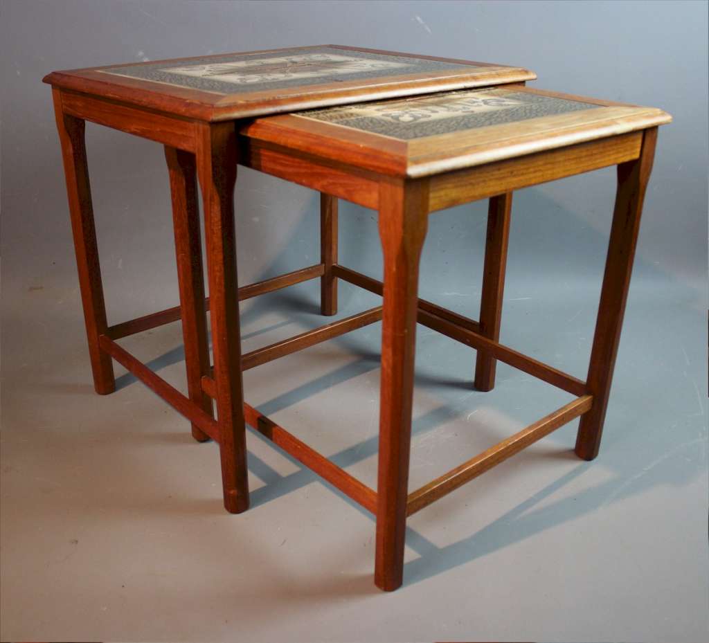 Mid Century teak nest of tables Art Furniture