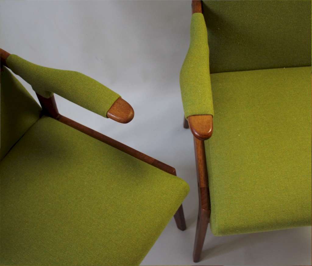 Pair of mid-century teak armchairs | | Art Furniture