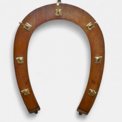 Maple & Co Jockey Club coat rack in oak