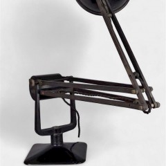 Hadrill and Horstmann anglepoise lamp in black