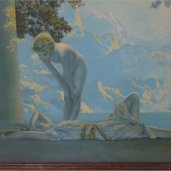 1920's/1930's Maxfield Parrish print in original frame