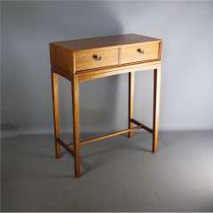 Two drawer hall side table in mahogany