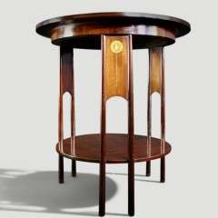 Arts and Crafts circular occasional table
