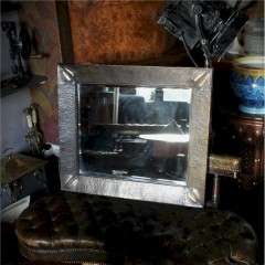 Large arts and crafts mirror , Scottish school