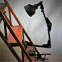 US mid century Military adjustable desk lamp MK3 OS 1838 GA