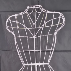 1930's wirework female mannequin on stand
