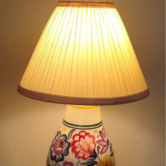  Poole pottery table lamp