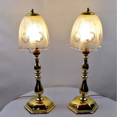 Matching pair of Faraday & Sons table lamps