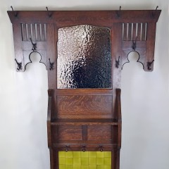 Arts and crafts hallstand by Liberty & Co
