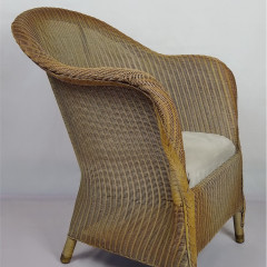 Large LLoyd Loom chair in remarkable condition