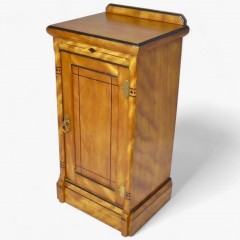 Gothic Revival bedside in silky ash